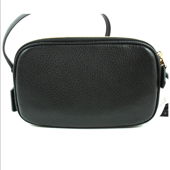 NWT genuine Coach crossbody pouch BLACK - Picture 3 of 4